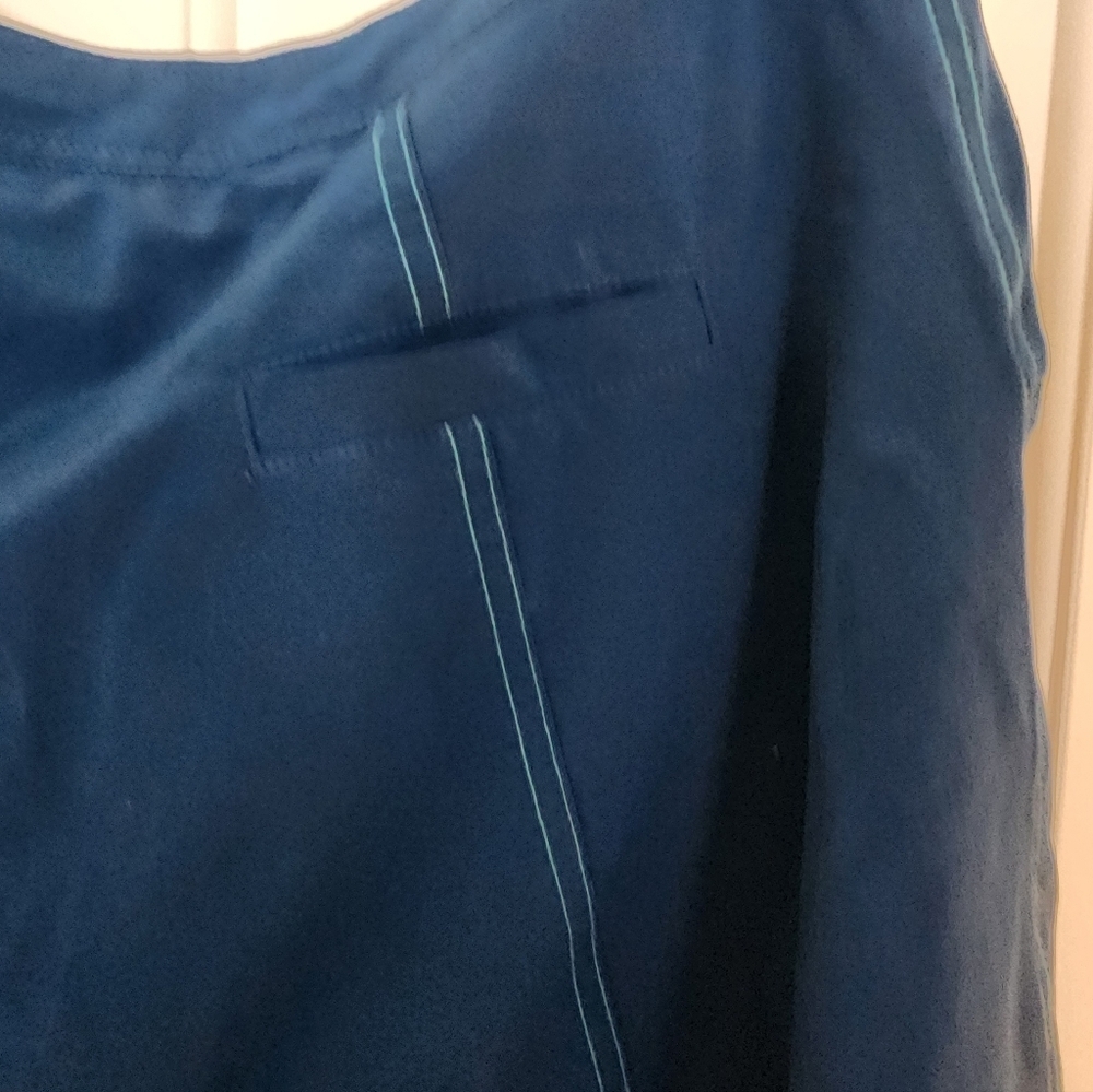 Title Nine Swingtastic Skort Skirt Teal Size 10 Upf50 Tennis Countryclub Active - Picture 2 of 12